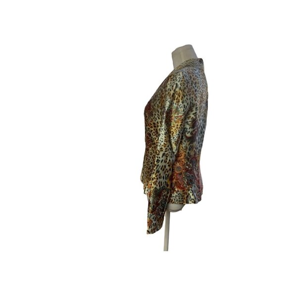 Alberto Makali Multi Color Print Jacket. Sz 6 - Picture 2 of 4